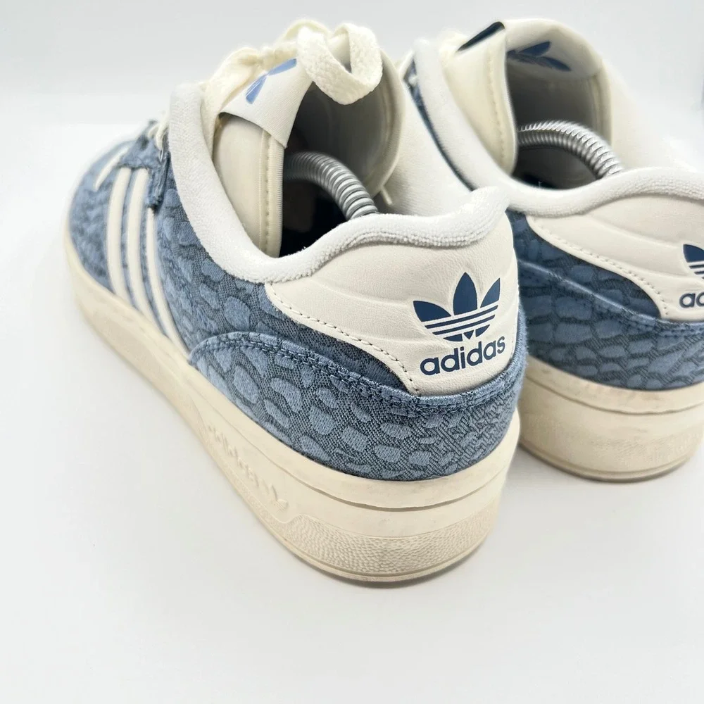 Adidas Rivalry Low Snake Jaquard Pack Crew Blue‎ White IE4871 Men's US 10